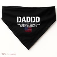 Addd Dads Against Daughters Dating Democrats USA-Made Doggie Bandana thumb 0