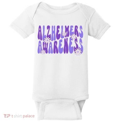 AlzheimerS Disease Awareness Baby Bodysuit