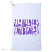 AlzheimerS Disease Awareness Golf Towel thumb 0
