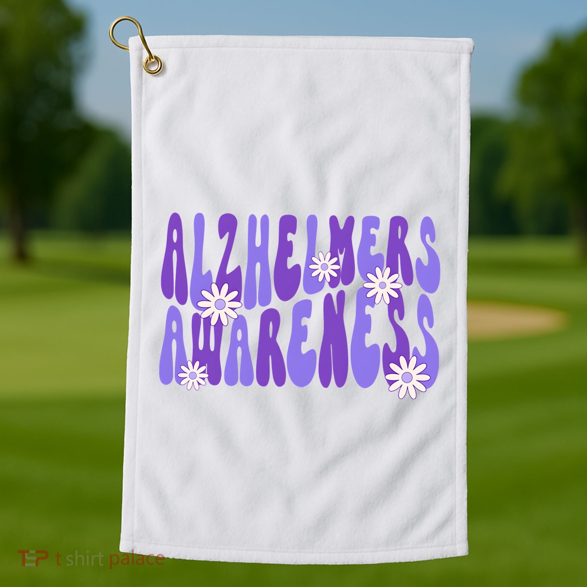 AlzheimerS Disease Awareness Golf Towel