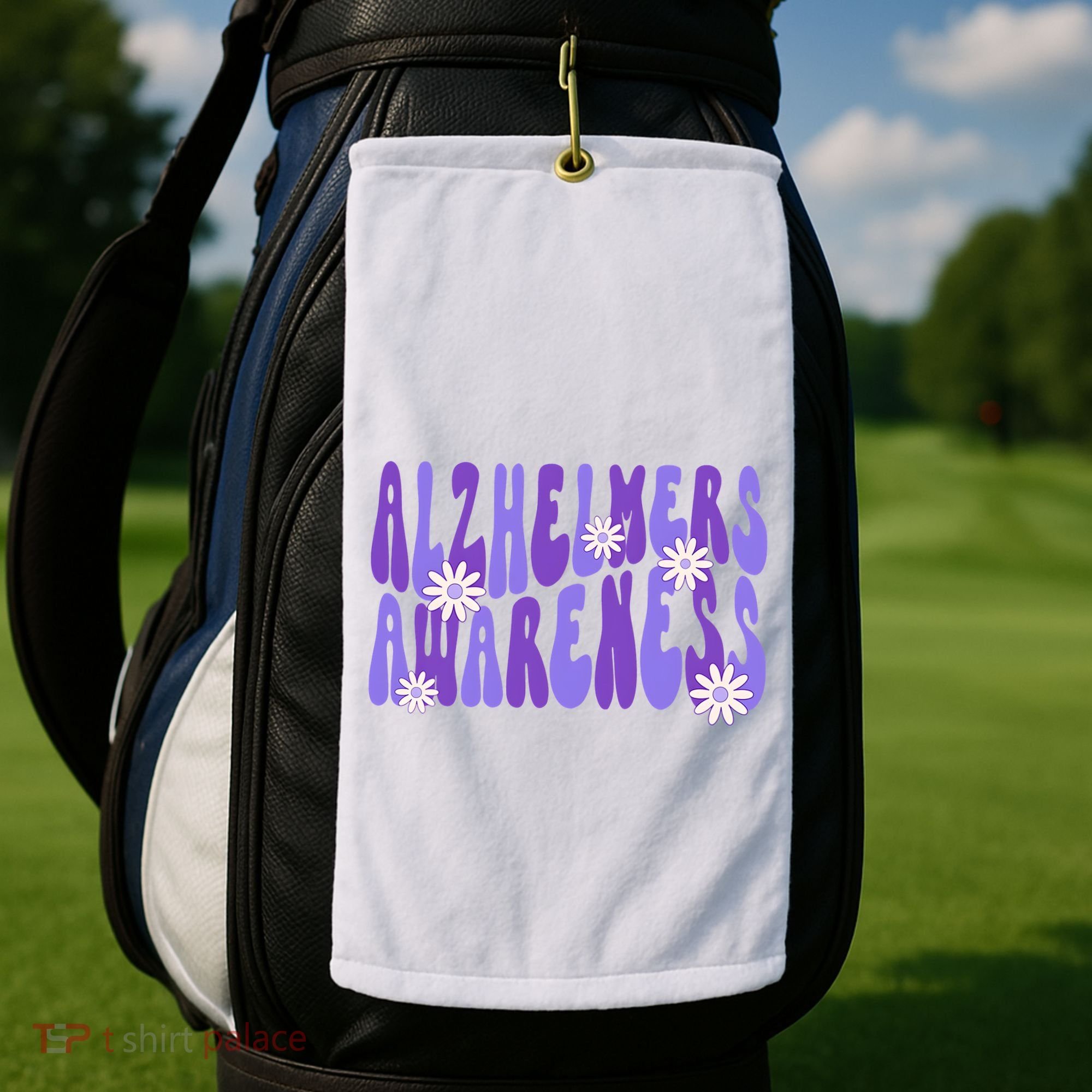 AlzheimerS Disease Awareness Golf Towel
