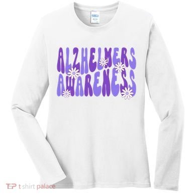 AlzheimerS Disease Awareness Women's Long Sleeve Shirt
