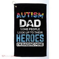 Autism Dad Autism Awareness Autistic Spectrum ASD Golf Towel thumb 0