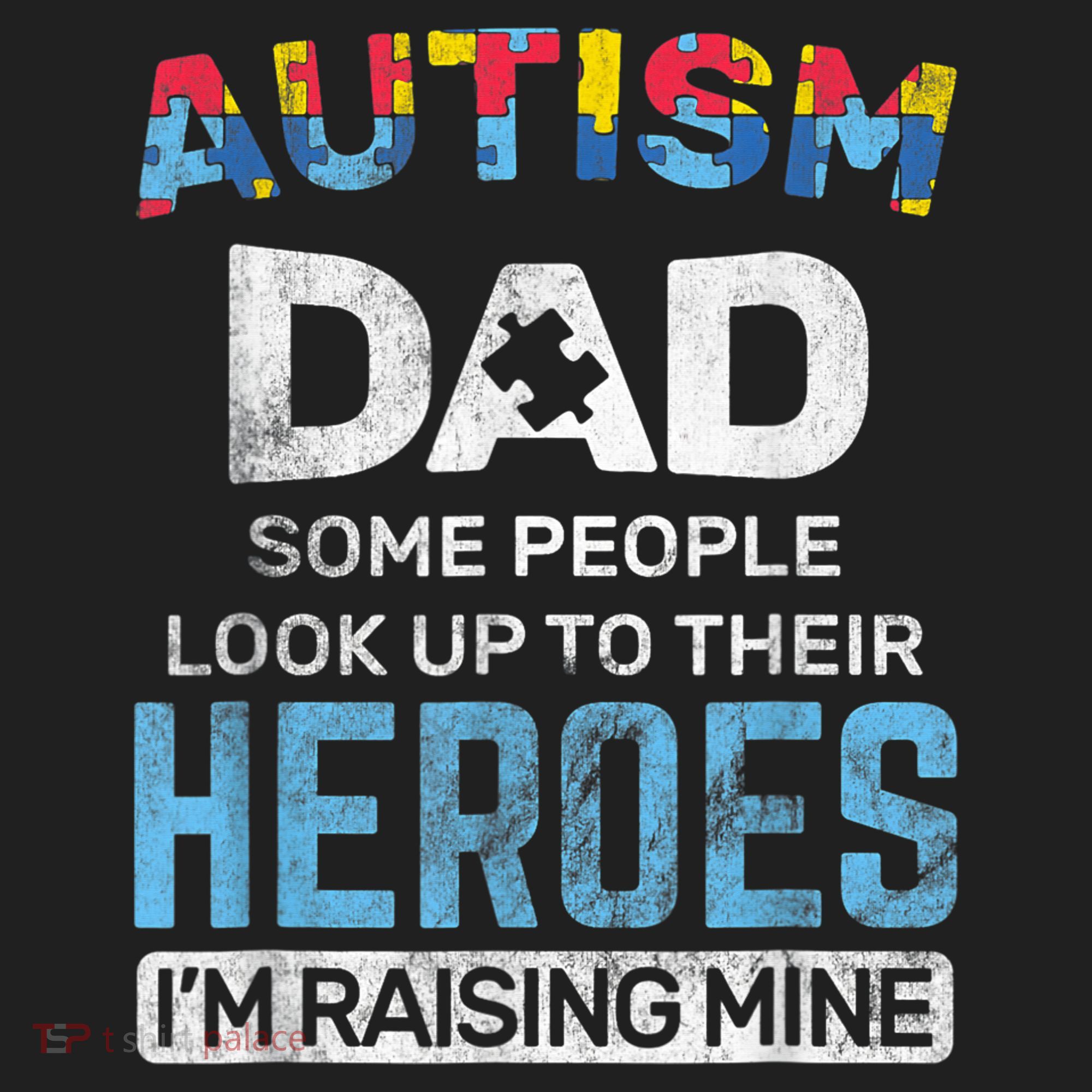 Autism Dad Autism Awareness Autistic Spectrum ASD Golf Towel