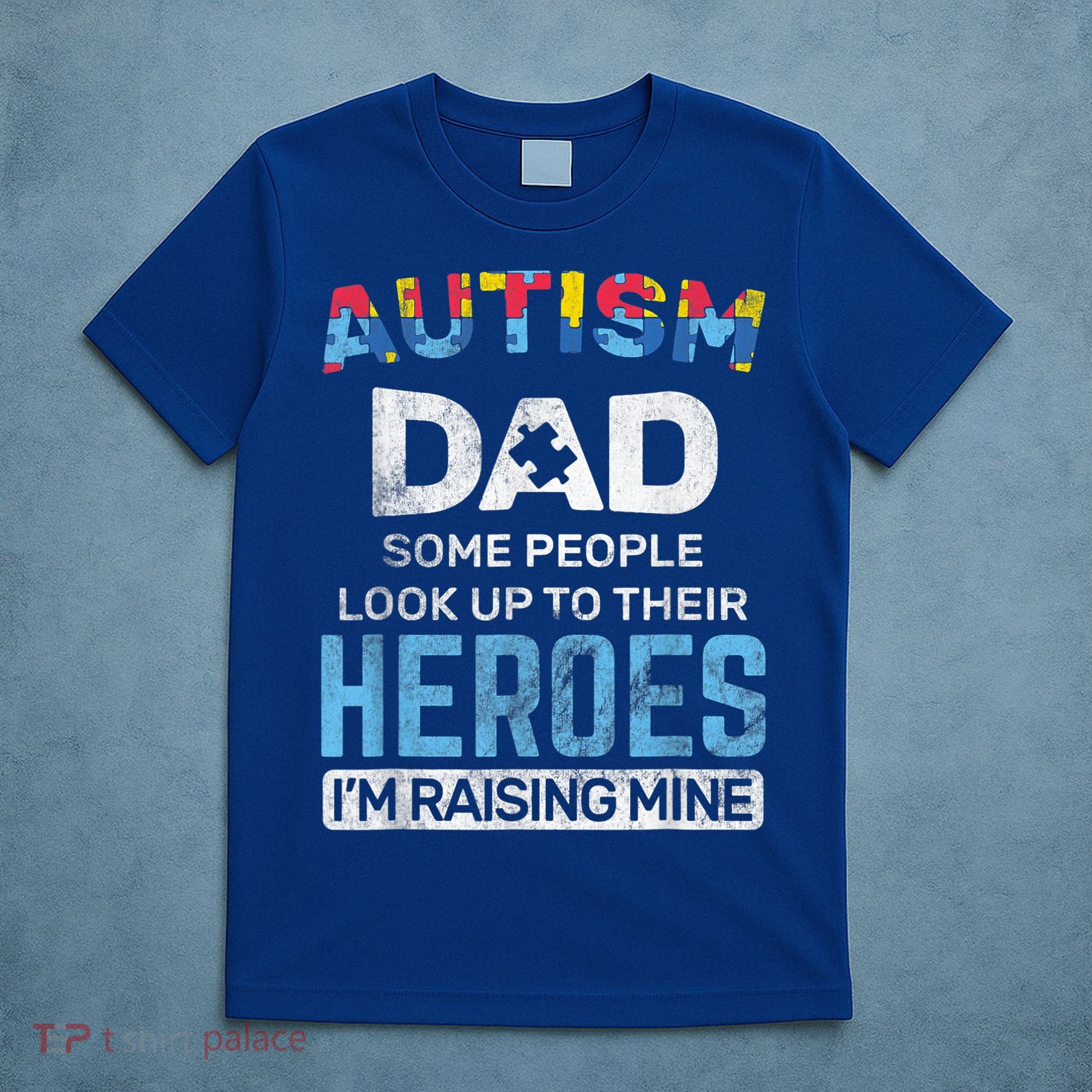 Autism Dad Autism Awareness Autistic Spectrum ASD T-Shirt
