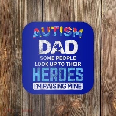 Autism Dad Autism Awareness Autistic Spectrum ASD Coaster