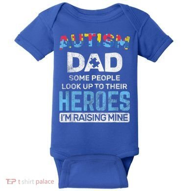 Autism Dad Autism Awareness Autistic Spectrum ASD Baby Bodysuit