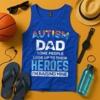 Autism Dad Autism Awareness Autistic Spectrum ASD Tank Top thumb 4