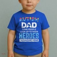 Autism Dad Autism Awareness Autistic Spectrum ASD Toddler T-Shirt thumb 2