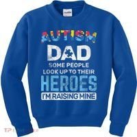 Autism Dad Autism Awareness Autistic Spectrum ASD Kids Sweatshirt thumb 0