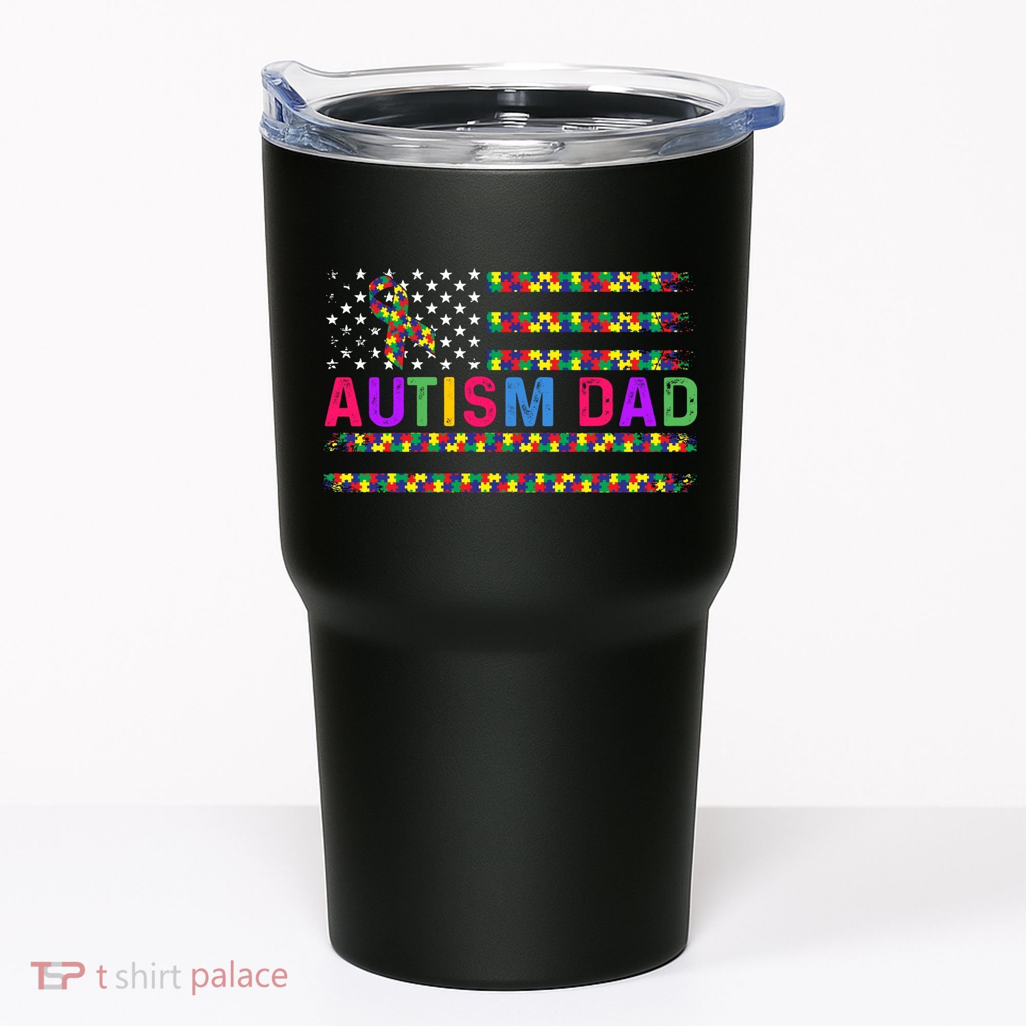 Autism Dad Autistic Child Father's Day Slogan Tumbler