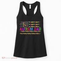 Autism Dad Autistic Child Father's Day Slogan Women's Tank Top thumb 0