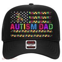 Autism Dad Autistic Child Father's Day Slogan Hat thumb 0