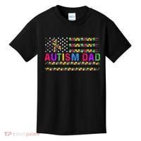 Autism Dad Autistic Child Father's Day Slogan Kids T-Shirt thumb 0