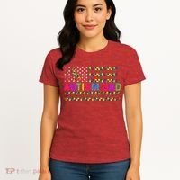 Autism Dad Autistic Child Father's Day Slogan Women's T-Shirt thumb 4