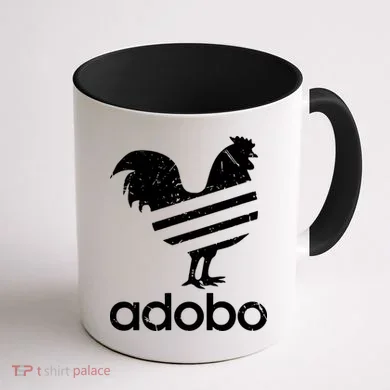 Adobo Distressed Coffee Mug back