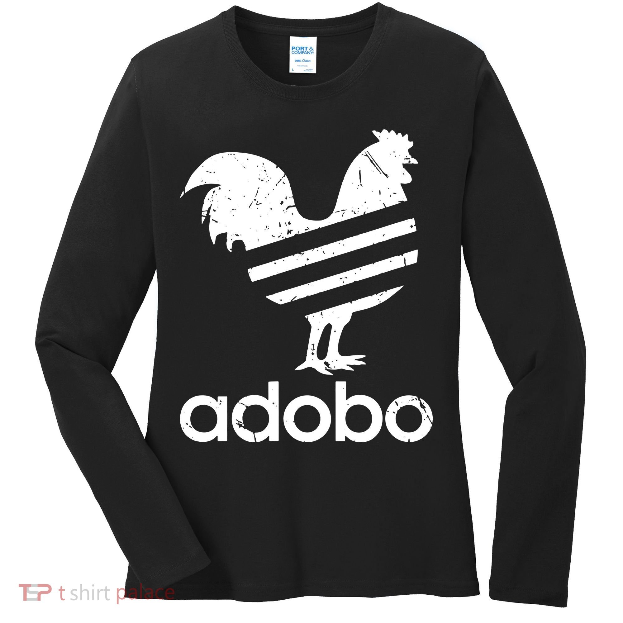 Adobo Distressed Women's Long Sleeve Shirt
