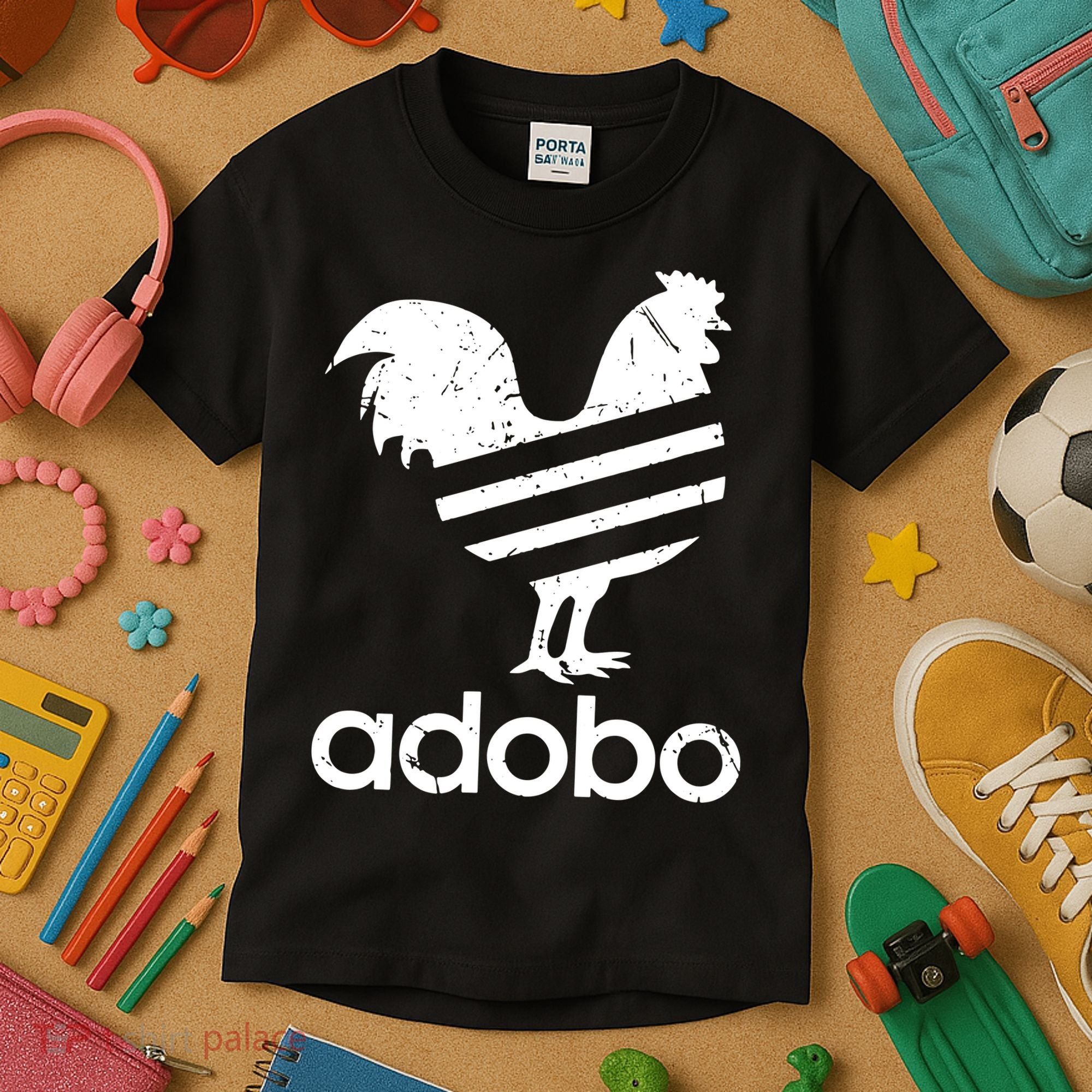 Adobo Distressed Kids T-Shirt
