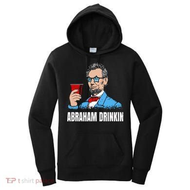 Abraham Drinkin Women's Hoodie