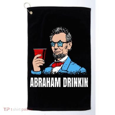 Abraham Drinkin Golf Towel