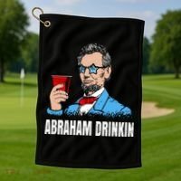 Abraham Drinkin Golf Towel thumb 1