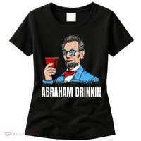Abraham Drinkin Women's T-Shirt thumb 0