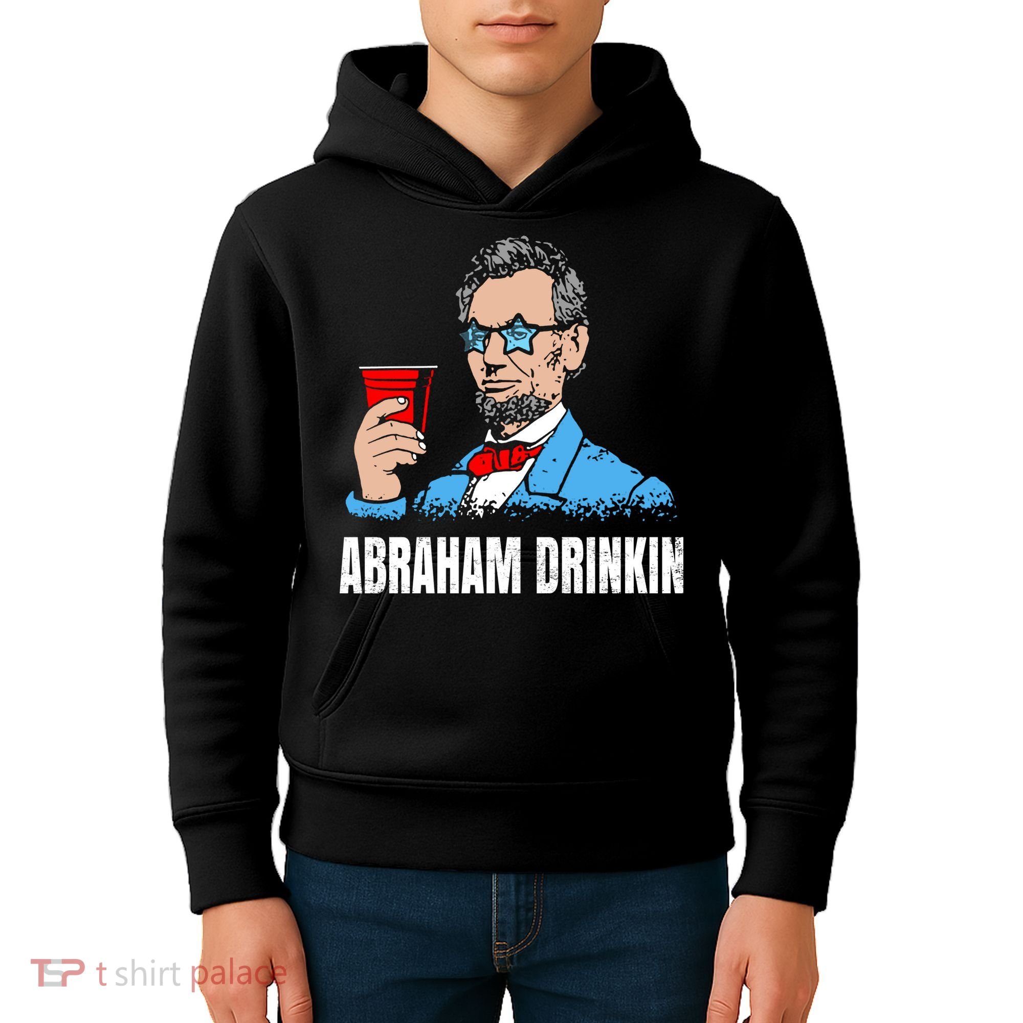Abraham Drinkin Kids Hoodie