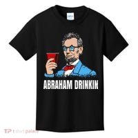 Abraham Drinkin Kids T-Shirt thumb 0