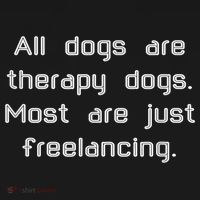 All Dogs Are Therapy Dogs Doggie Tank thumb 4