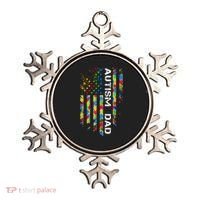 Autism Dad Awareness American Flag USA Ornament thumb 0