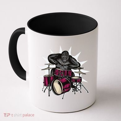 Ape Drummer Coffee Mug