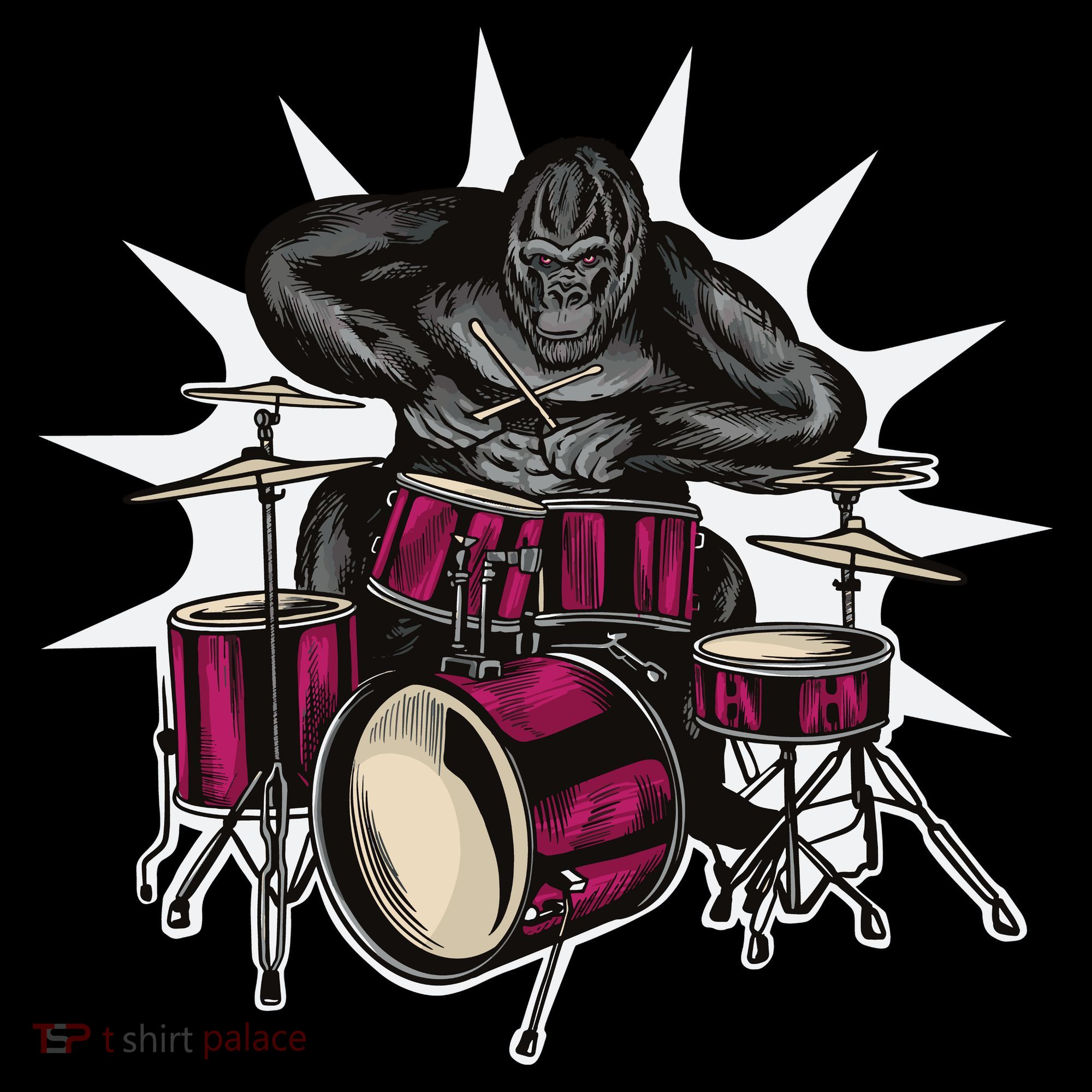 Ape Drummer Coffee Mug