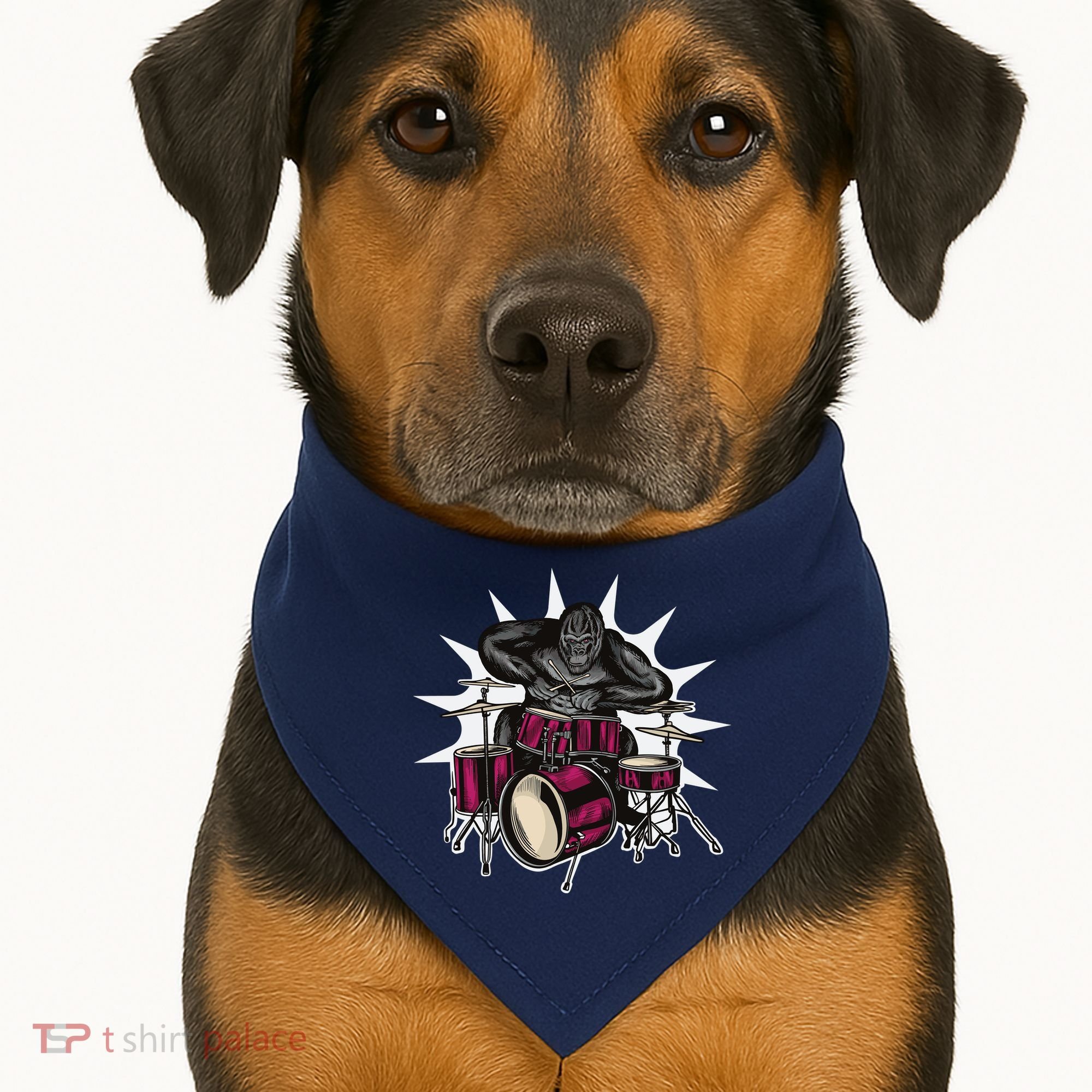 Ape Drummer USA-Made Doggie Bandana
