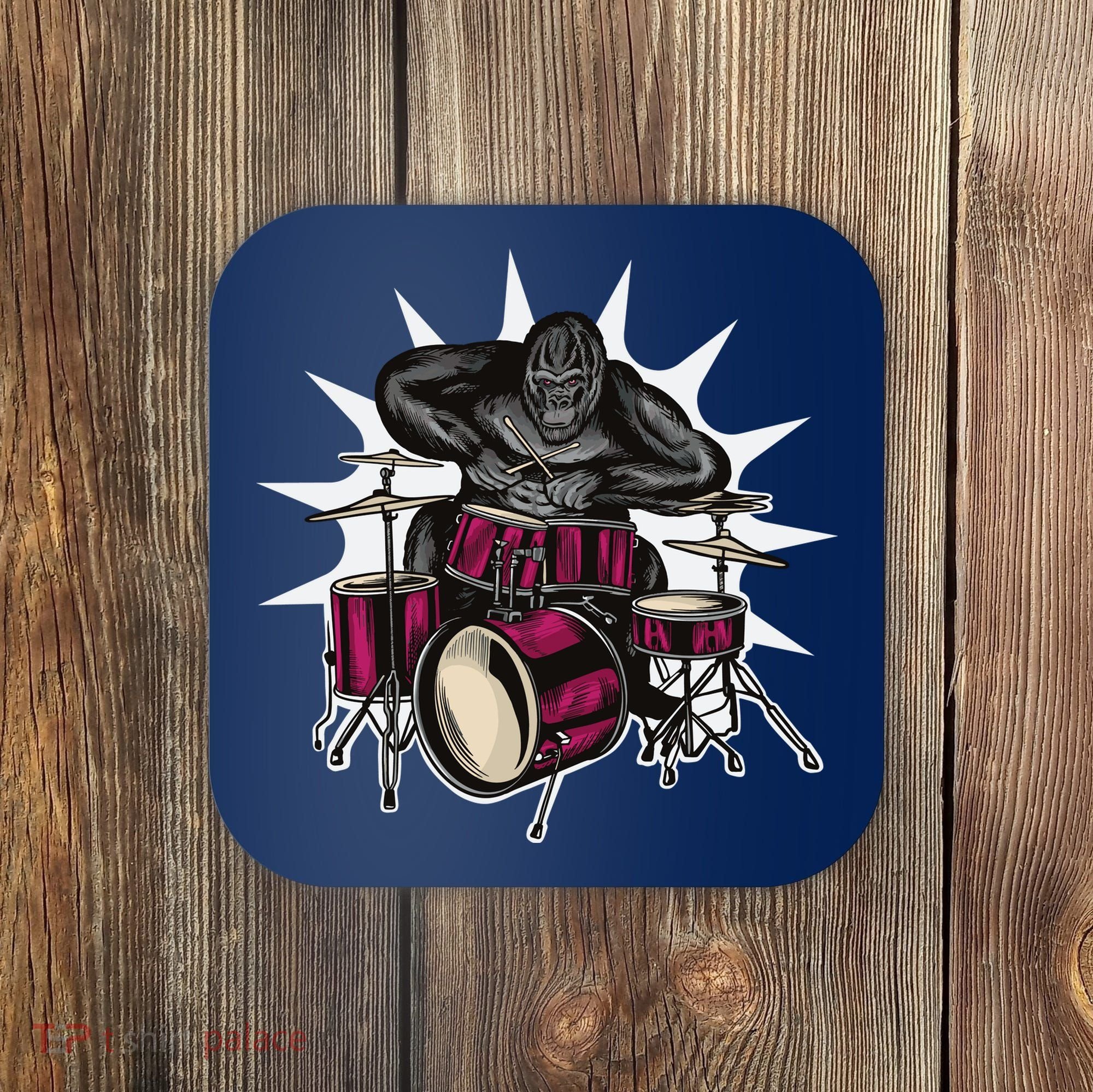 Ape Drummer Coaster