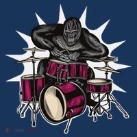 Ape Drummer Coaster thumb 2