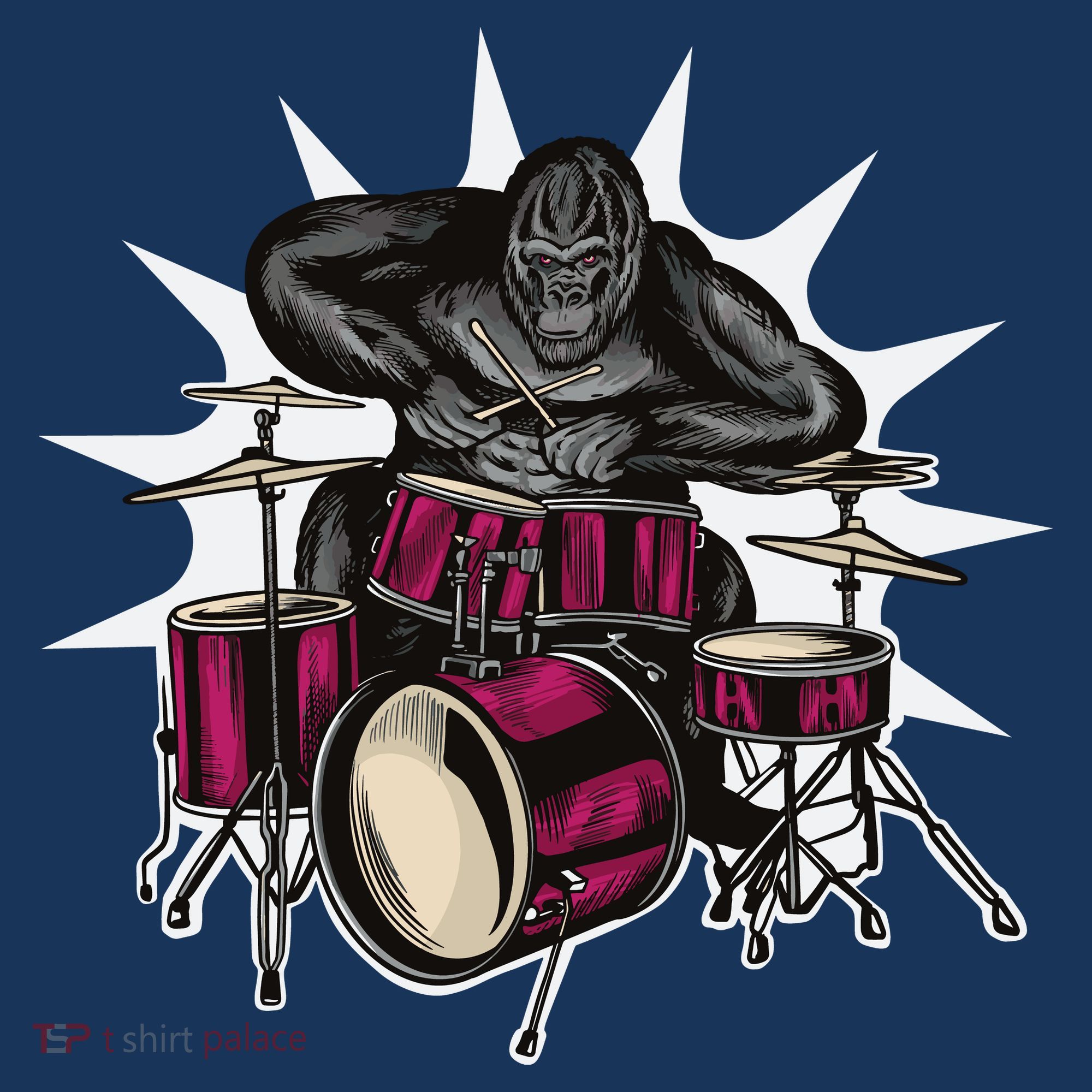Ape Drummer Women's Long Sleeve Shirt