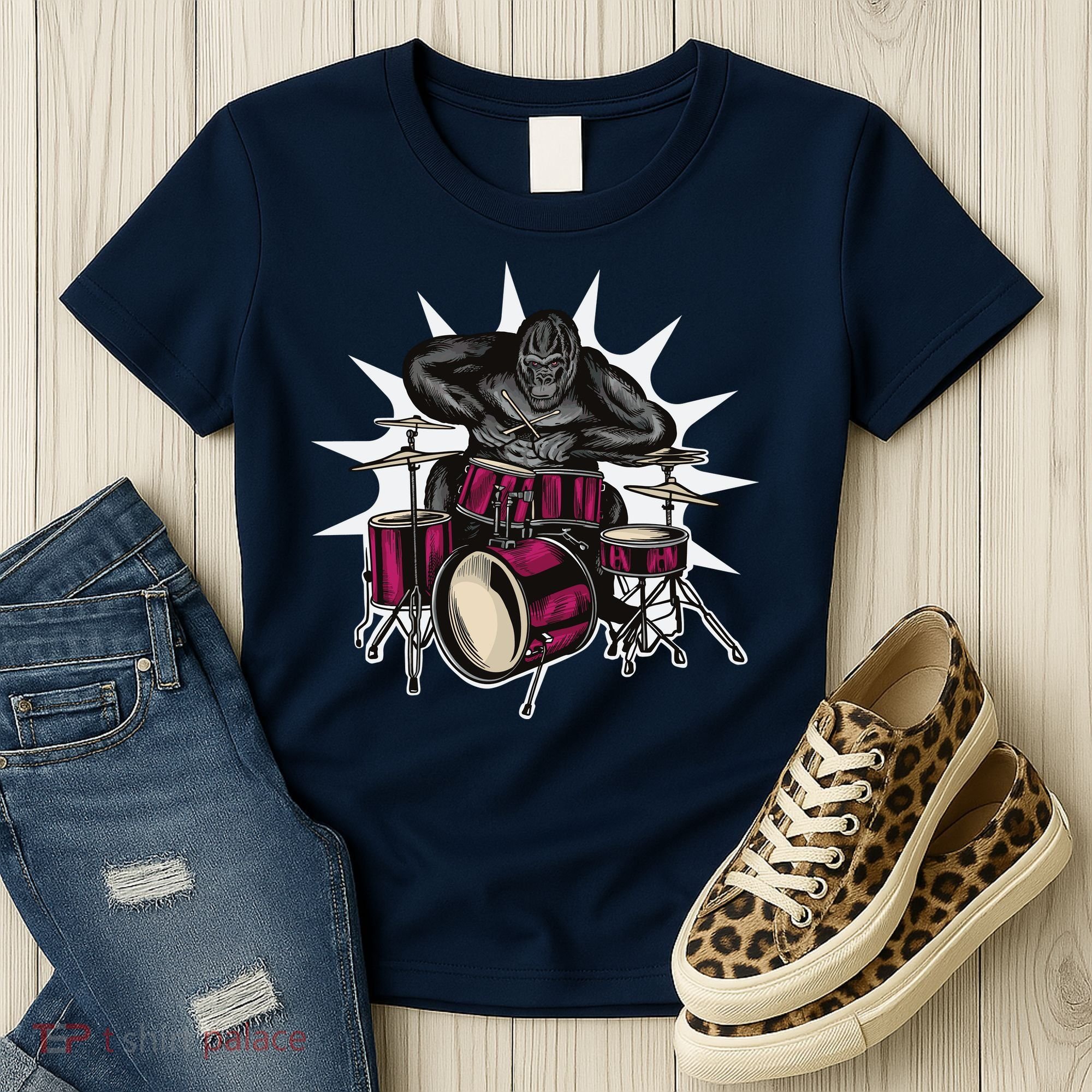 Ape Drummer Women's T-Shirt