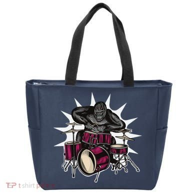 Ape Drummer Tote Bag