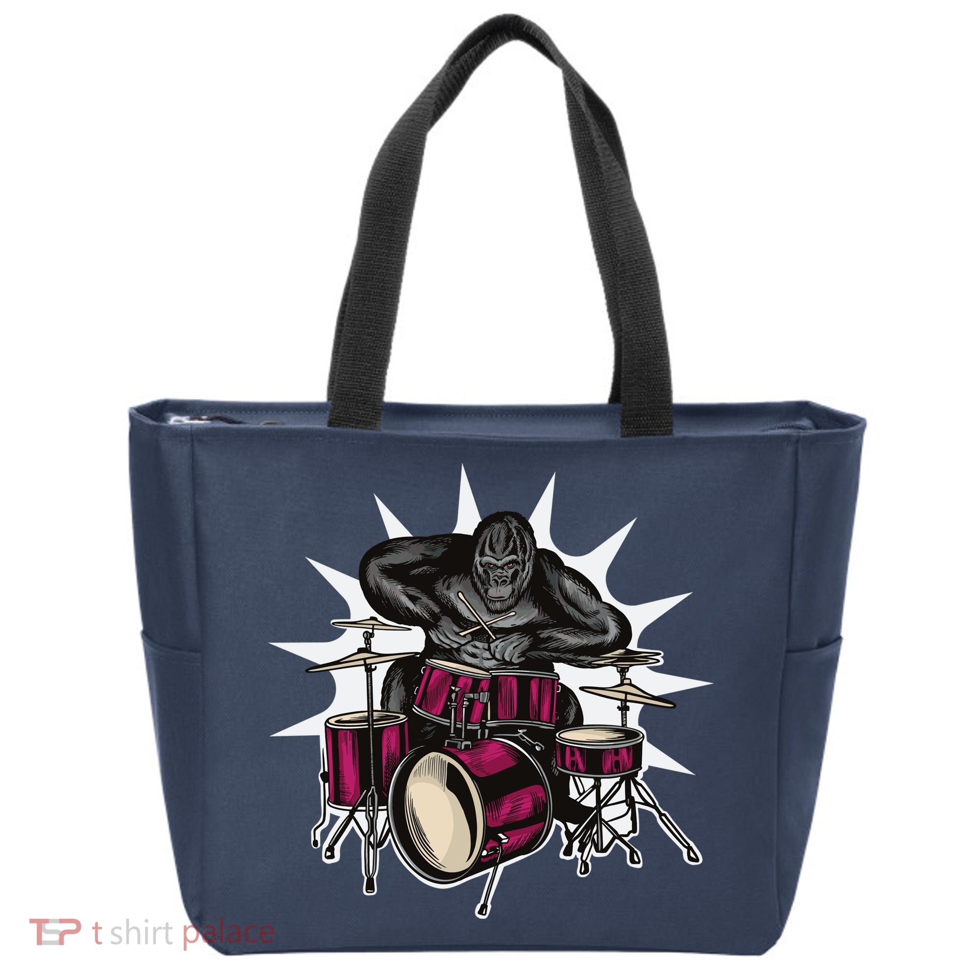 Ape Drummer Tote Bag