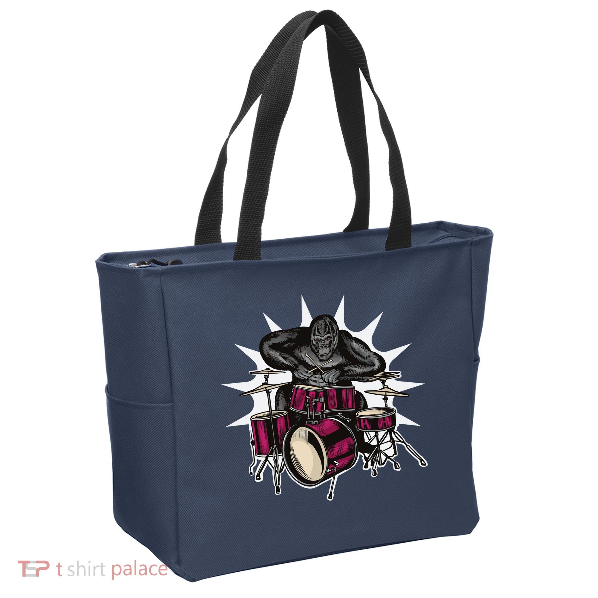 Ape Drummer Tote Bag
