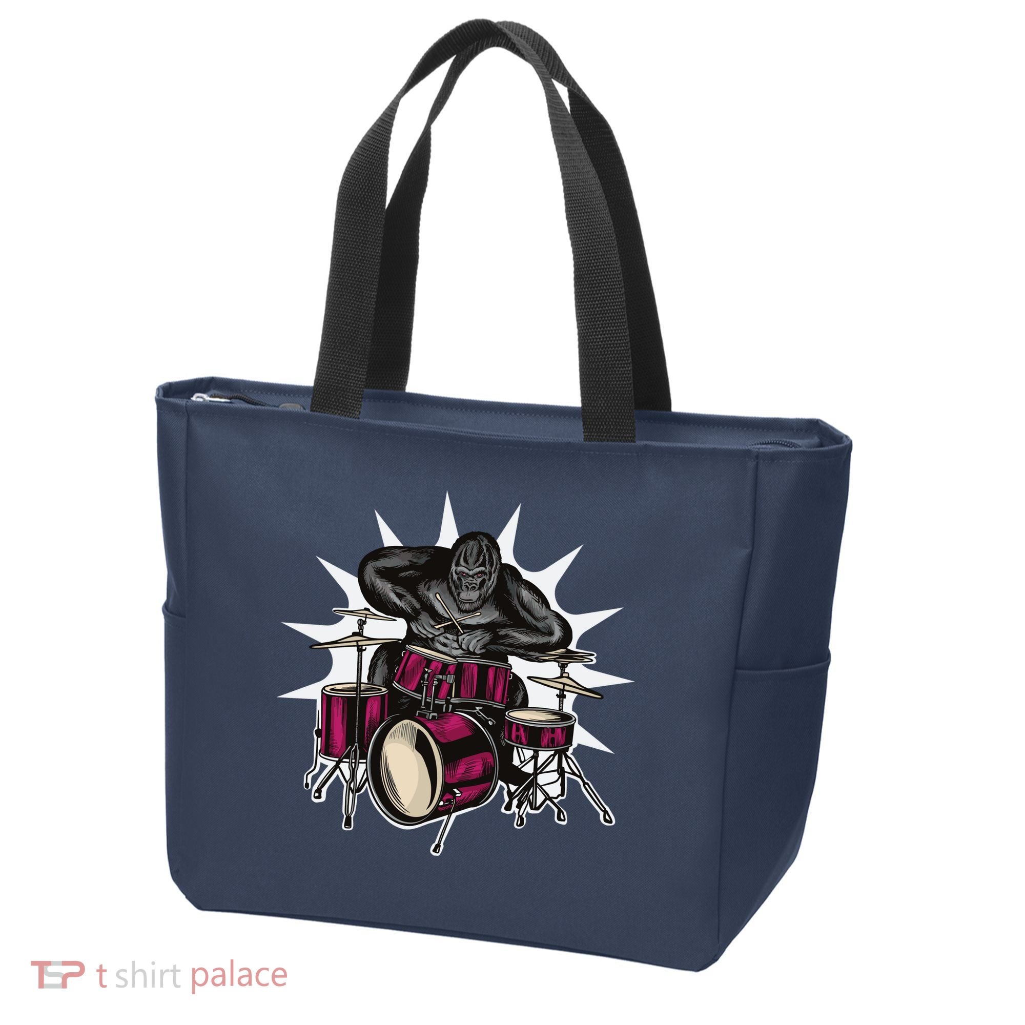 Ape Drummer Tote Bag
