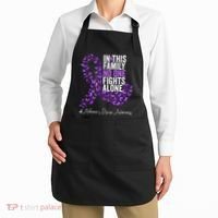 Alzheimers Disease Awareness Month Purple Ribbon Apron thumb 2