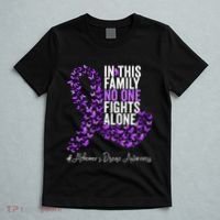 Alzheimers Disease Awareness Month Purple Ribbon T-Shirt thumb 5