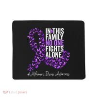 Alzheimers Disease Awareness Month Purple Ribbon Mousepad thumb 0