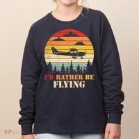 Airplane Decoration Aviation Decor Aviation Quotes Bag Women's Sweatshirt thumb 0