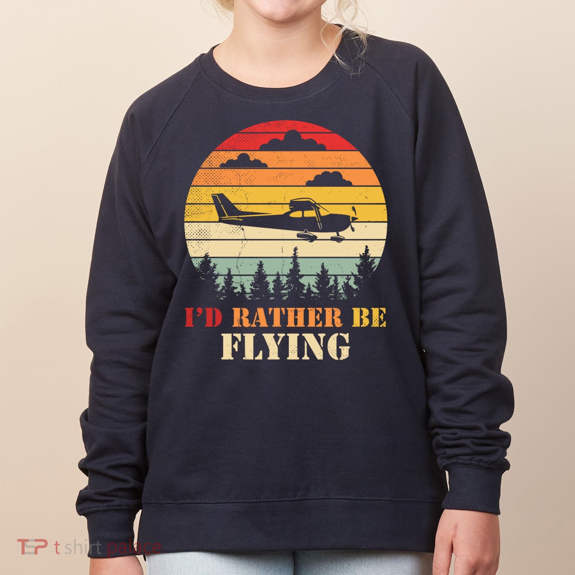 Airplane Decoration Aviation Decor Aviation Quotes Bag Women's Sweatshirt