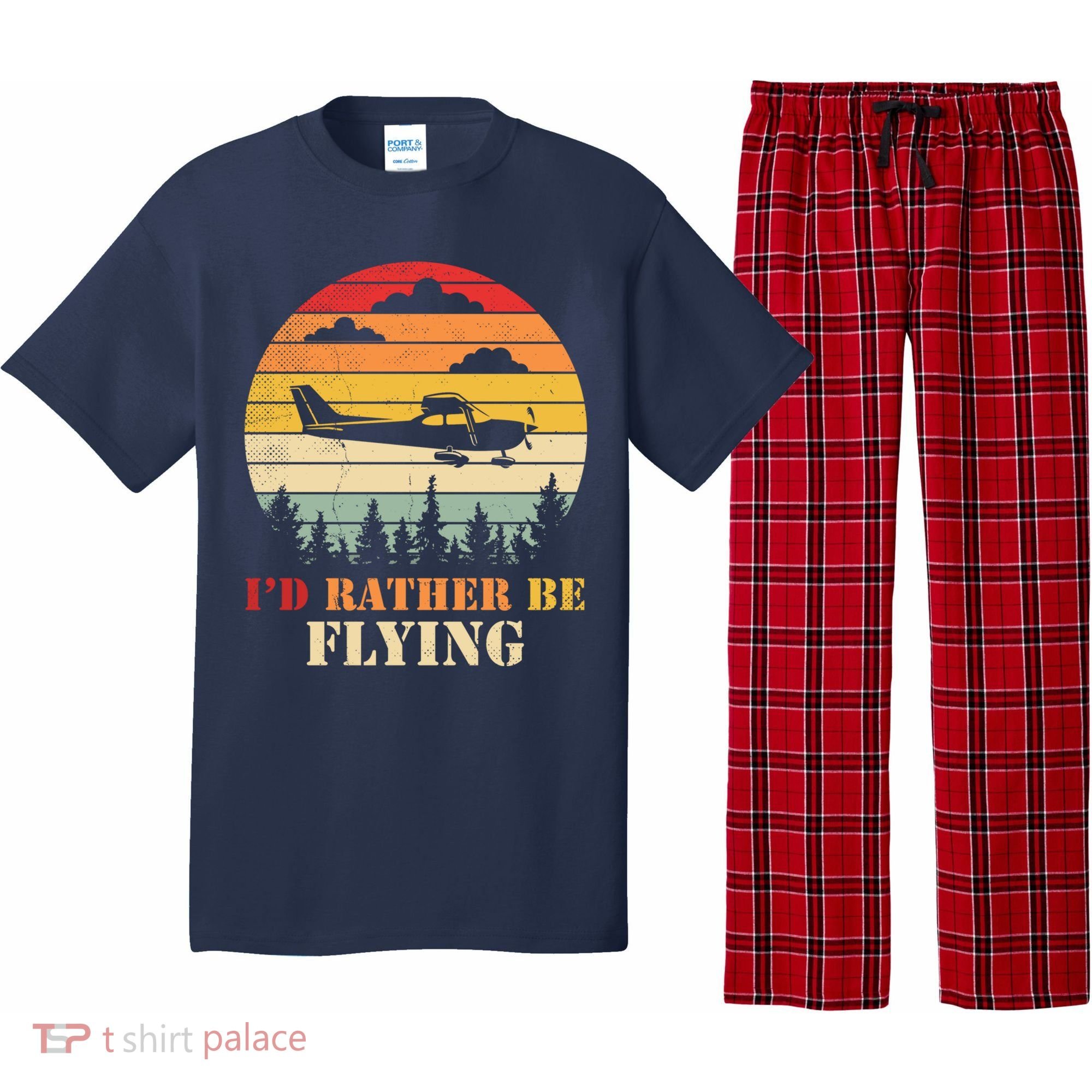 Airplane Decoration Aviation Decor Aviation Quotes Bag Pajama Set