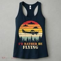 Airplane Decoration Aviation Decor Aviation Quotes Bag Women's Tank Top thumb 3