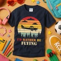 Airplane Decoration Aviation Decor Aviation Quotes Bag Kids T-Shirt thumb 3