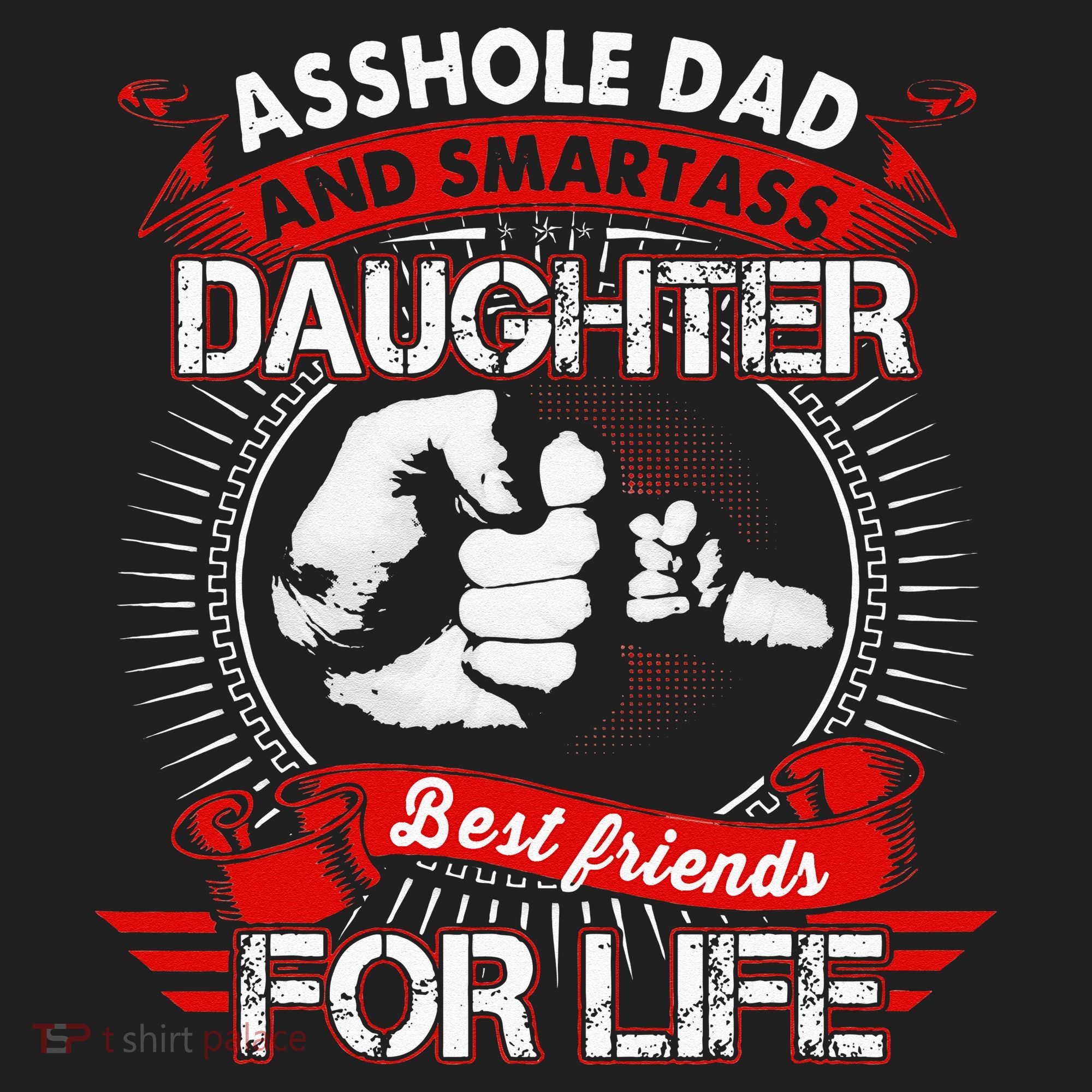 Asshole Dad And Smartass Daughter Best Friend For Life Beanie